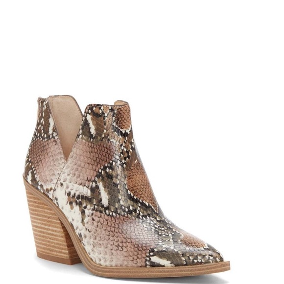 Vince Camuto Gigietta snake embossed leather boot - Picture 1 of 8